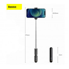 Baseus Super Mini Portable Bluetooth tünd rəngli selfie çubuğu