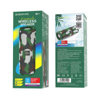 Портативная колонка Borofone Pineapple Wind BR1 Bluetooth-динамик ( камуфляж ) Портативная колонка Borofone Pineapple Wind BR1 Bluetooth-динамик ( камуфляж )