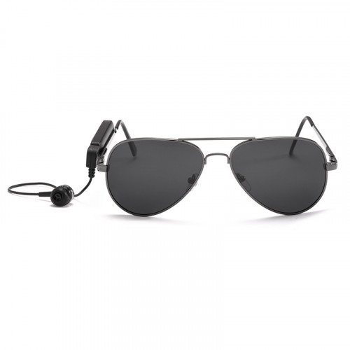 Солнцезащитные очки / bluetooth - гарнитура с черной оправой