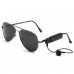 Солнцезащитные очки / bluetooth - гарнитура с серой оправой