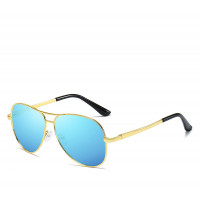 Güzgü effekti linzalar ilə aviator gün eynəyi