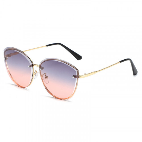 Солнцезащитные очки с оправе «кошачий глаз» с градиентными линзами